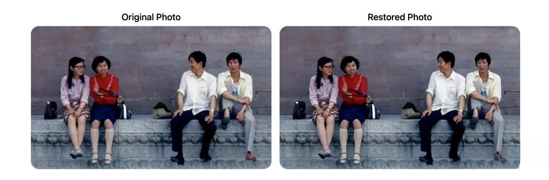 免费 AI 人脸旧照片修复工具：Restorephotos.io