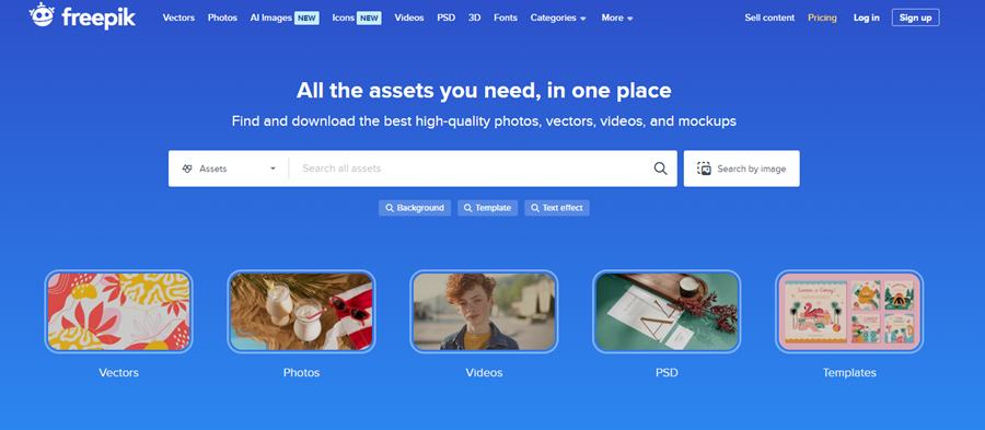Freepik:免费的素材搜索引擎