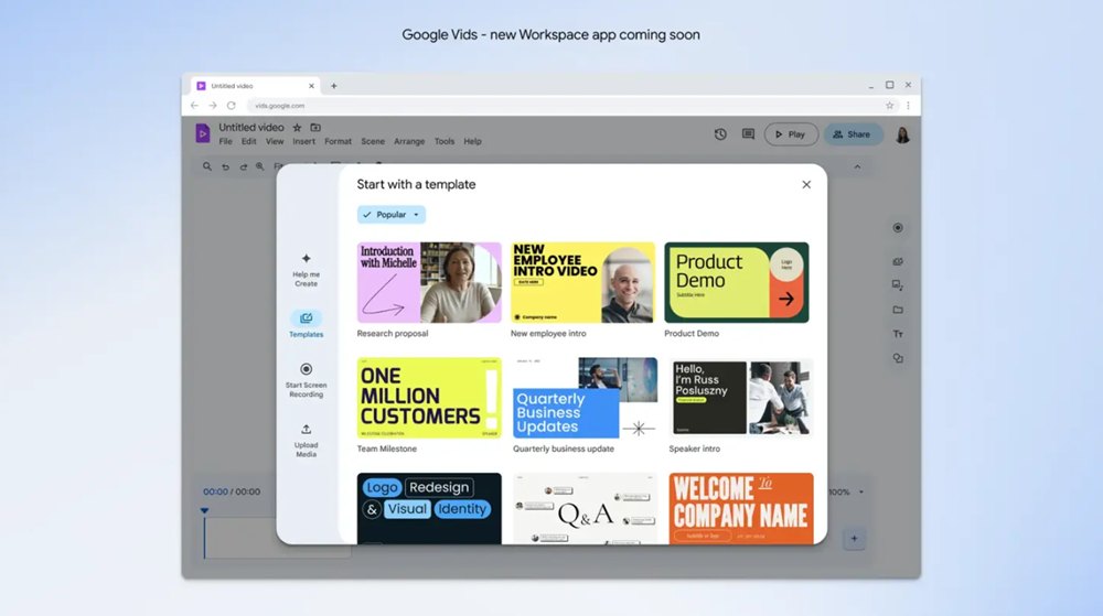 Google Vids： 震撼上线，轻松做视频PPT，让演示更生动！