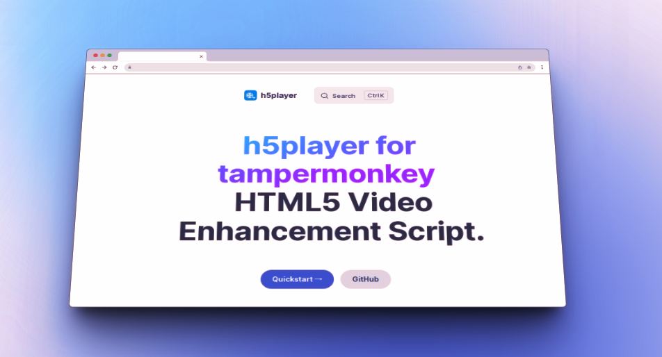 资源下载神器 — HTML5 视频增强油猴脚本。
